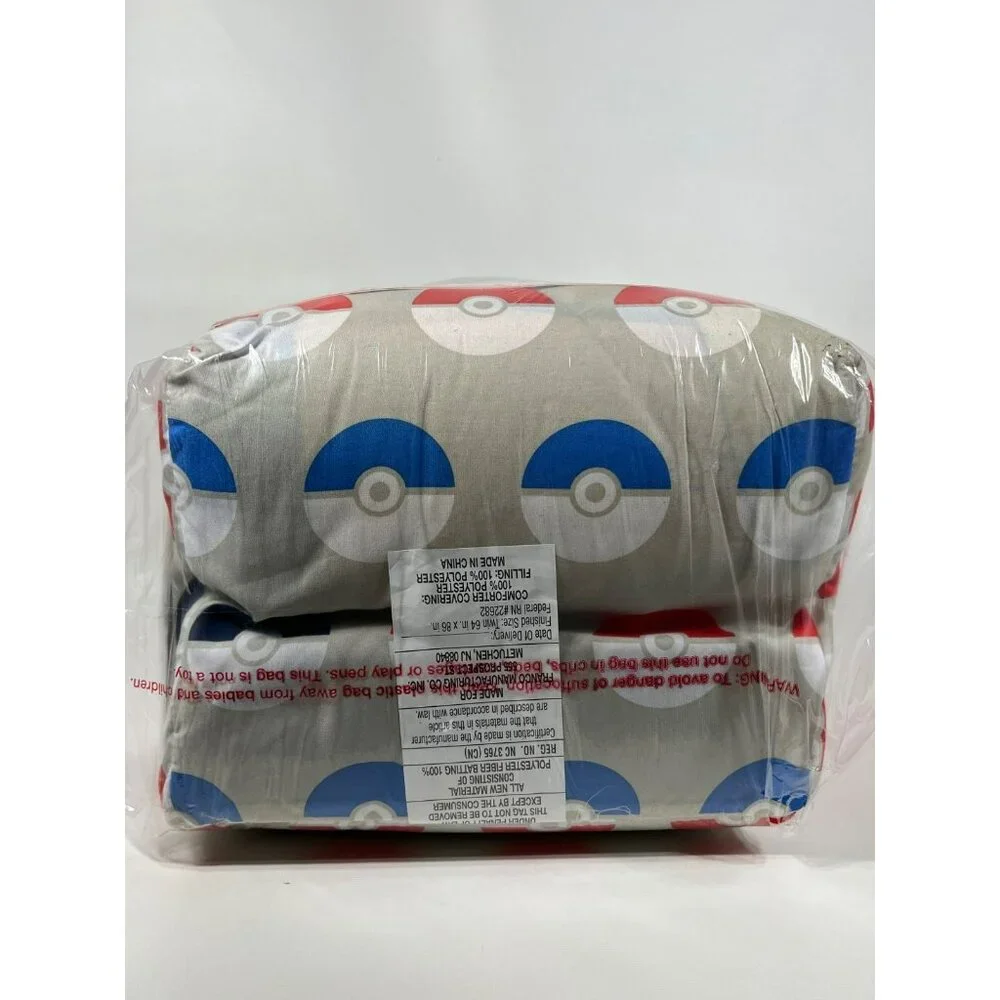 Pokemon Groove Reversible Microfiber Twin Comforter 64